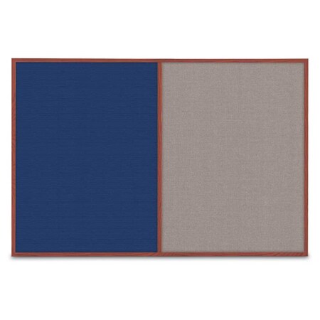 United Visual Products Slim Style Indoor Enclosed Corkboard, 42 UVRDS42SBH-BRONZE-BLACK
